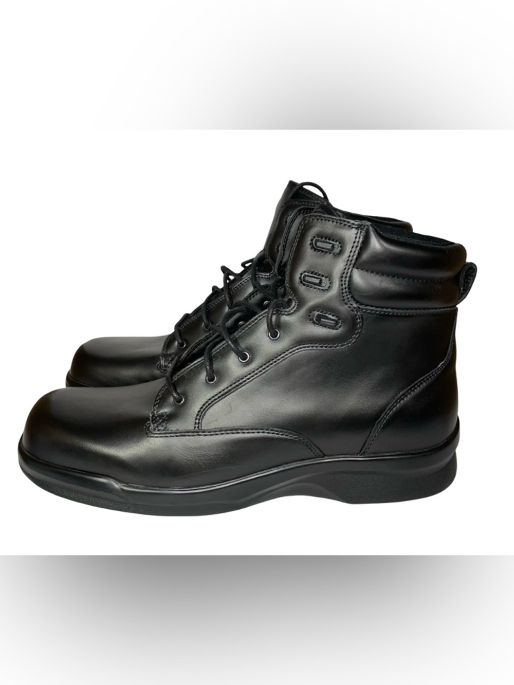 Apex B4500m Ambulator Bio Lace-up Men's Work Boot Size 12 US Black
